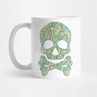 Skull and Bones Halloween Art Mug